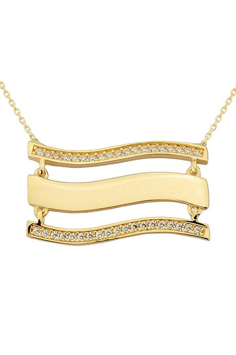 Collier design en or massif | 14K (585) | 3,31 grammes