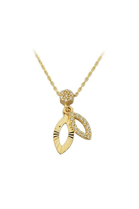 Solid Gold Design Necklace | 14K (585) | 1.53 gr