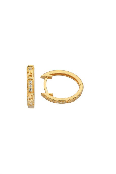 Solid Gold Design Earring | 14K (585) | 1.47 gr