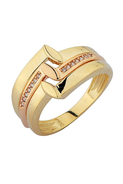 Bague design en or massif | 14K (585) | 3,84 grammes