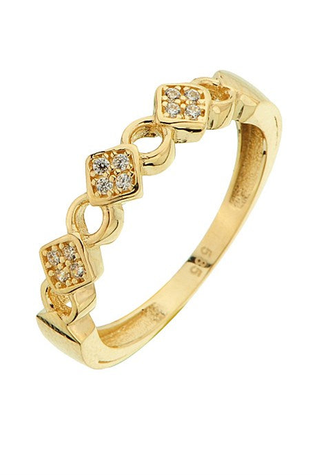 Bague design en or massif | 14K (585) | 1,90 gr