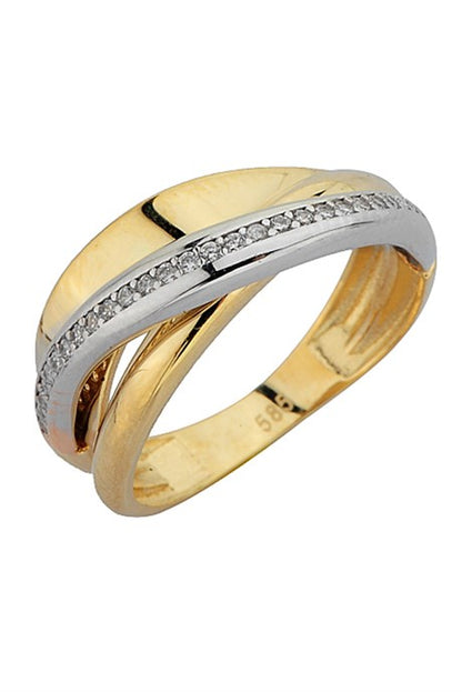 Bague design en or massif | 14K (585) | 3,34 grammes