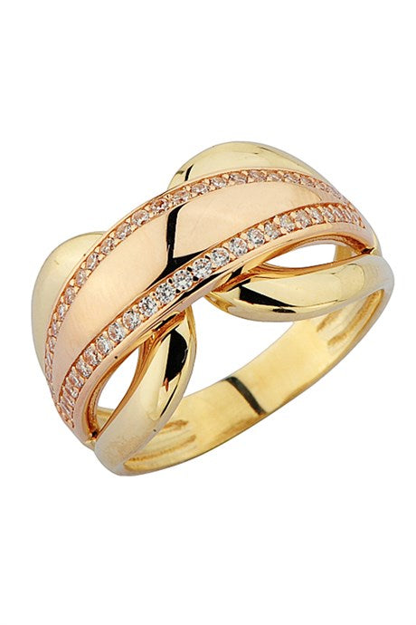 Solid Gold Design Ring | 14K (585) | 4.36 gr