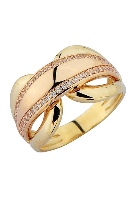 Bague design en or massif | 14K (585) | 4,36 grammes