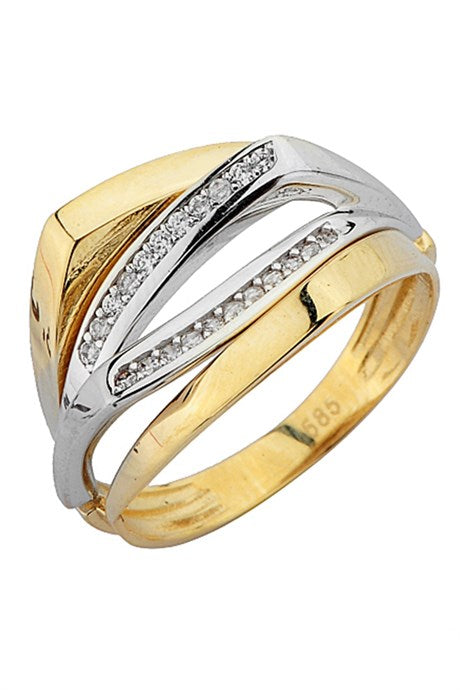 Solid Gold Design Ring | 14K (585) | 3.68 gr