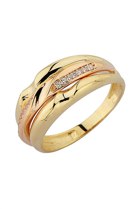 Anillo de diseño de oro macizo | 14K (585) | 2,98 gramos