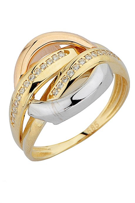 Bague design en or massif | 14K (585) | 3,02 grammes