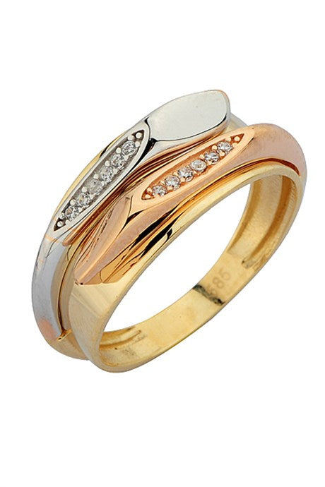 Solid Gold Design Ring | 14K (585) | 2.89 gr