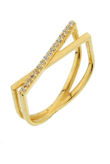 Solid Gold Design Ring | 14K (585) | 2.20 gr