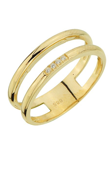 Bague design en or massif | 14K (585) | 2,81 grammes