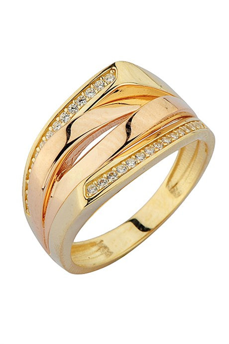 Solid Gold Design Ring | 14K (585) | 4.05 gr