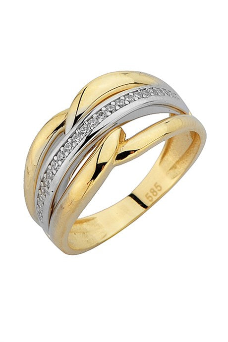 Bague design en or massif | 14K (585) | 3,54 grammes