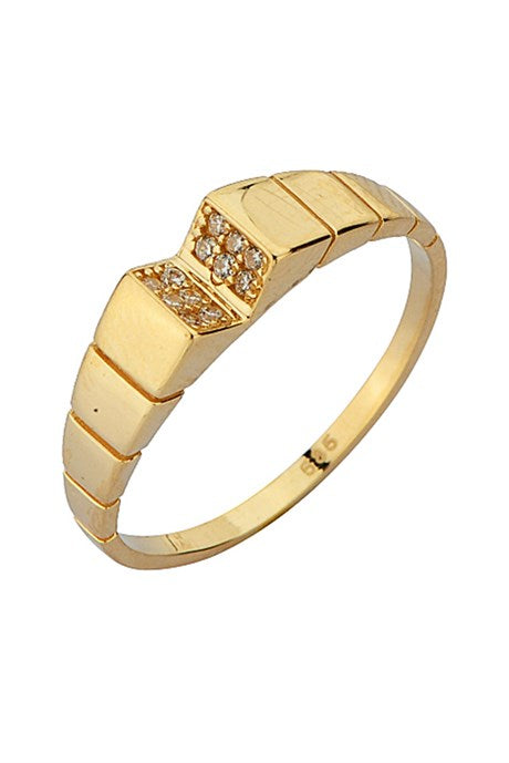 Bague design en or massif | 14K (585) | 1,95 g