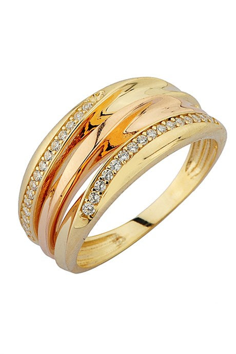 Solid Gold Design Ring | 14K (585) | 3.38 gr