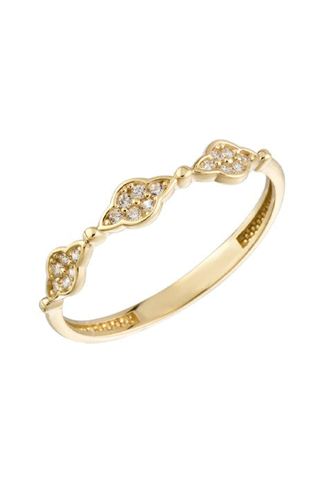 Bague design en or massif | 14K (585) | 1,06 g