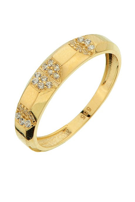 Bague design en or massif | 14K (585) | 1,53 g