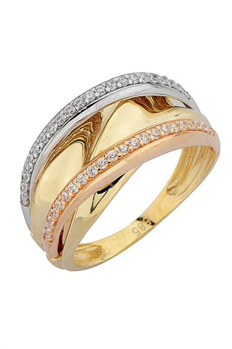 Solid Gold Design Ring | 14K (585) | 3.73 gr