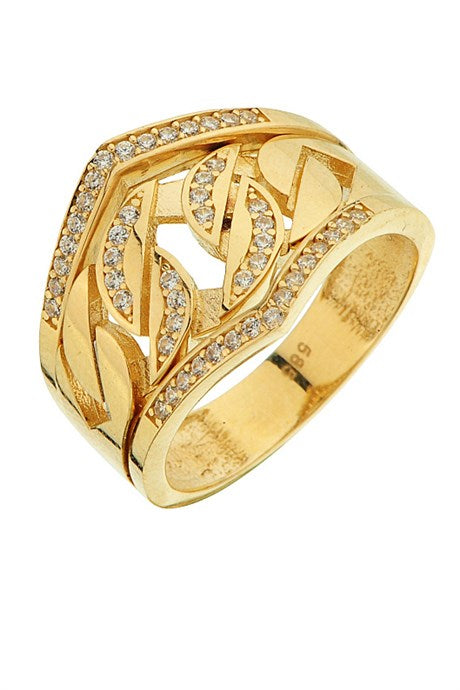 Solid Gold Design Ring | 14K (585) | 4.72 gr