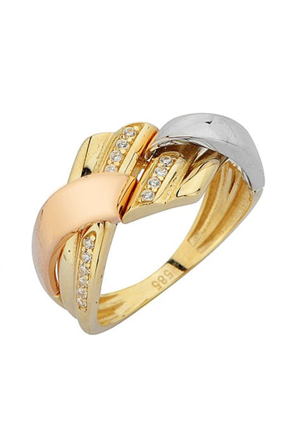 Bague design en or massif | 14K (585) | 3,94 grammes