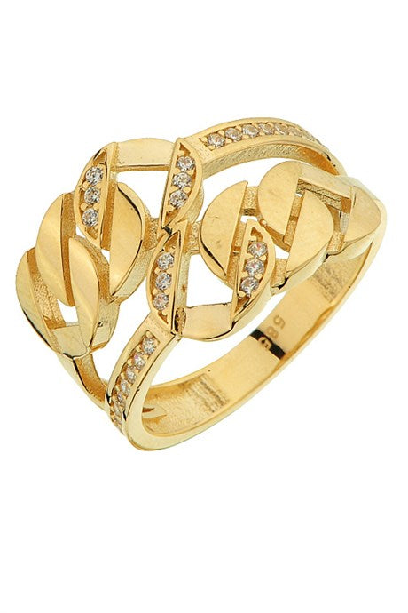 Solid Gold Design Ring | 14K (585) | 3.72 gr