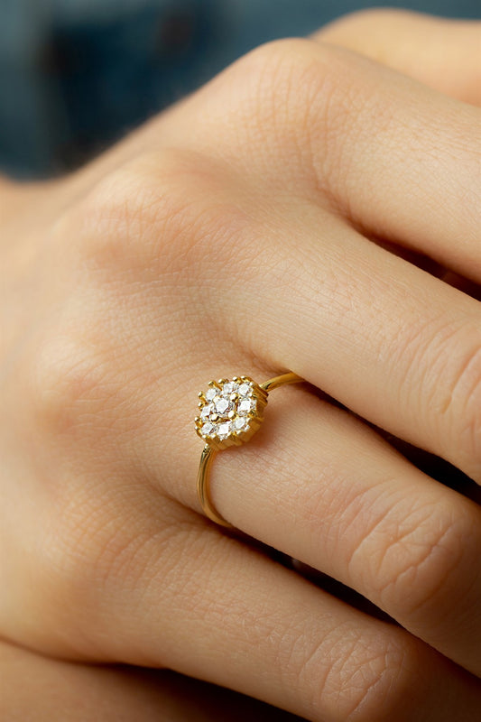 Bague design en or massif