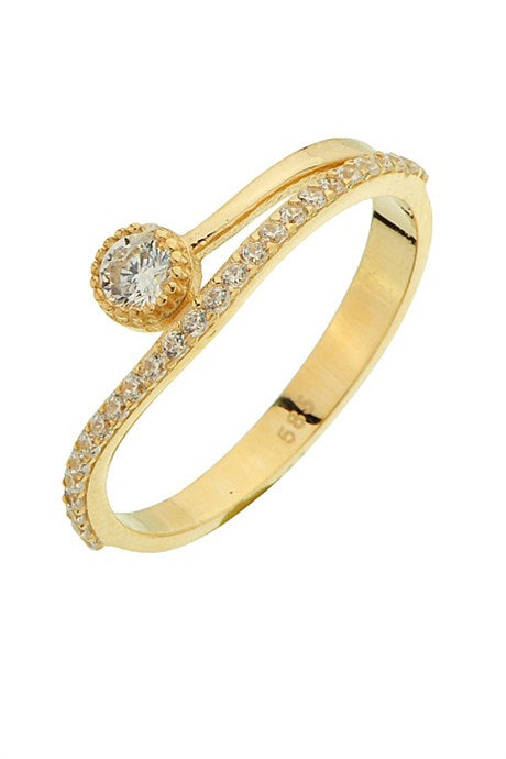 Anillo de diseño de oro macizo | 14K (585) | 1,91 gramos