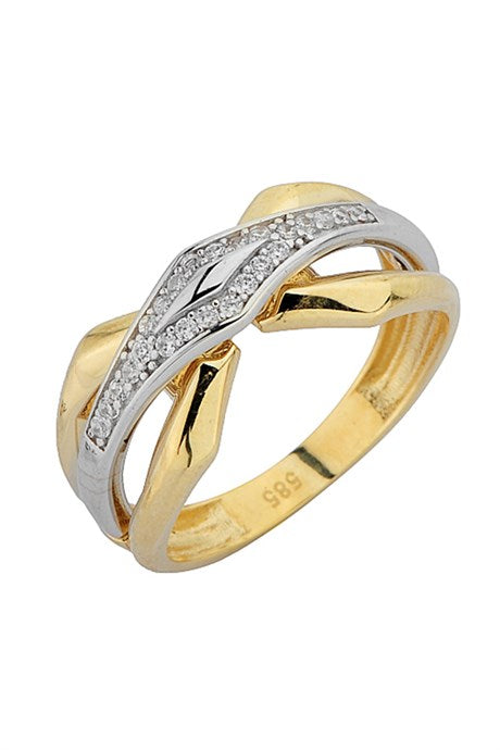 Anillo de diseño de oro macizo | 14K (585) | 3,19 gramos