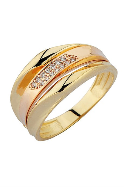 Bague design en or massif | 14K (585) | 3,73 grammes