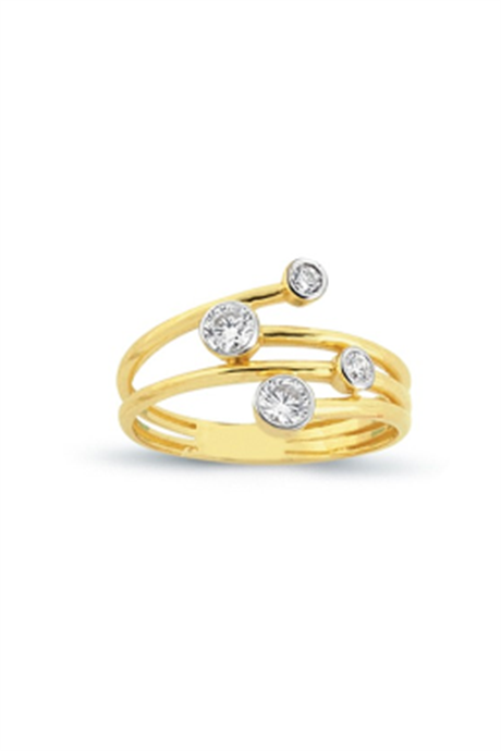 Bague design en or massif | 14K (585) | 2,62 grammes