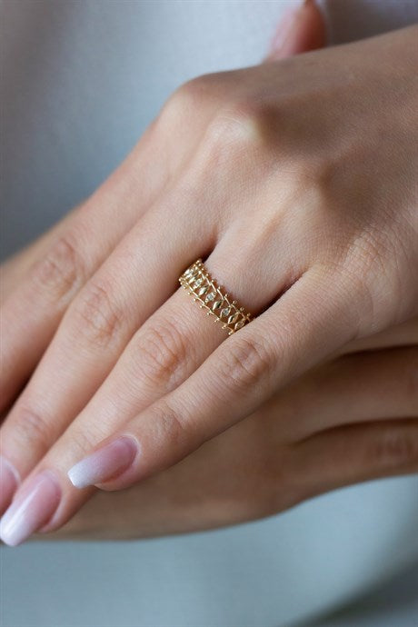 Solid Gold Design Ring | 14K (585) | 1.80 gr