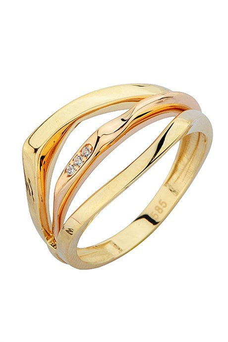 Solid Gold Design Ring | 14K (585) | 3.62 gr