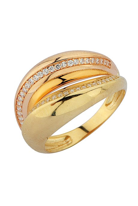 Bague design en or massif | 14K (585) | 3,73 grammes