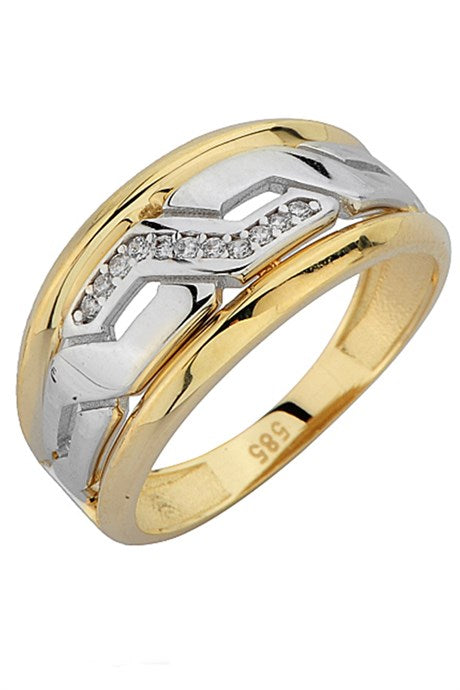 Solid Gold Design Ring | 14K (585) | 3.18 gr