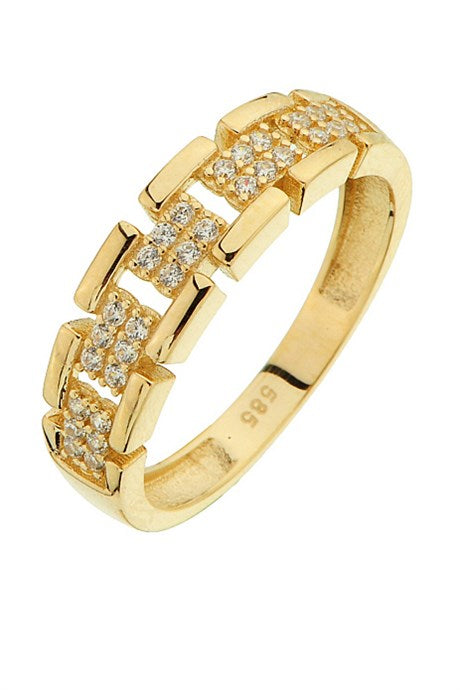 Bague design en or massif | 14K (585) | 2,37 grammes