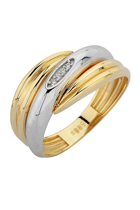 Solid Gold Design Ring | 14K (585) | 3.44 gr