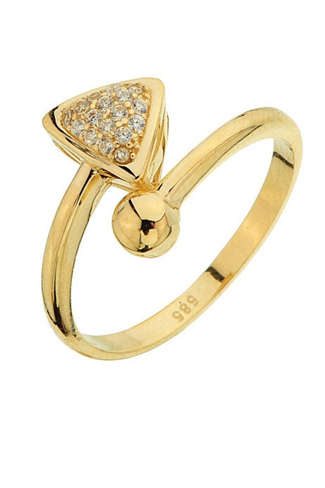 Bague design en or massif | 14K (585) | 2,39 grammes