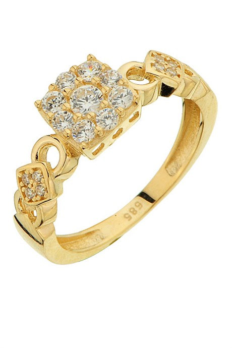 Bague design en or massif | 14K (585) | 2,48 grammes