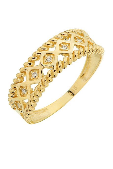 Bague design en or massif | 14K (585) | 2,13 grammes