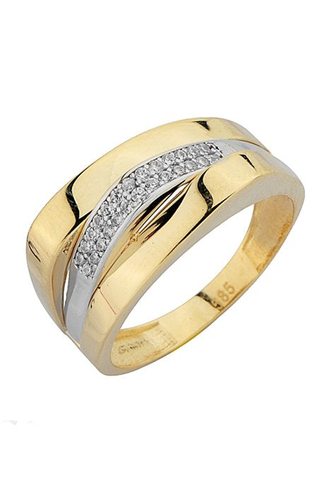 Anillo de diseño de oro macizo | 14K (585) | 3,29 gramos