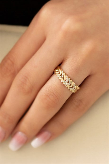 Solid Gold Design Ring | 14K (585) | 2.00 gr