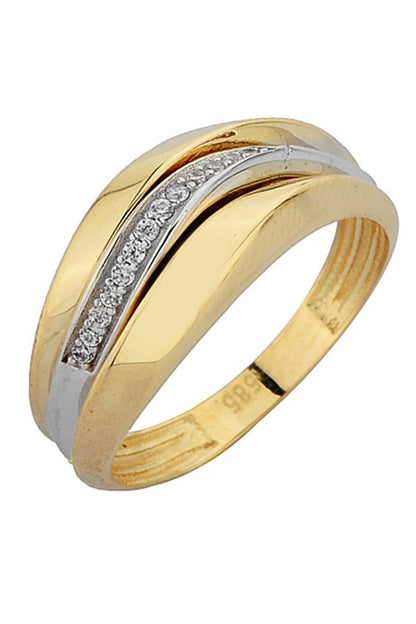 Anillo de diseño de oro macizo | 14K (585) | 3,41 gramos