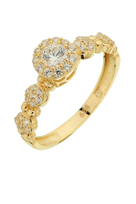 Bague design en or massif | 14K (585) | 1,98 g