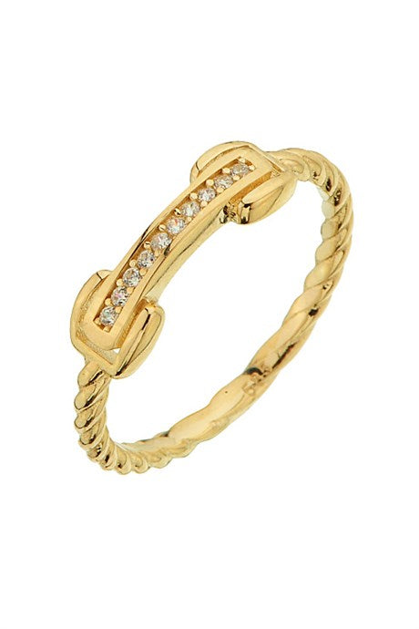 Solid Gold Design Ring | 14K (585) | 1.88 gr