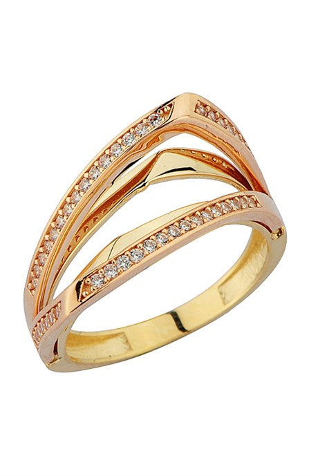 Solid Gold Design Ring | 14K (585) | 3.41 gr