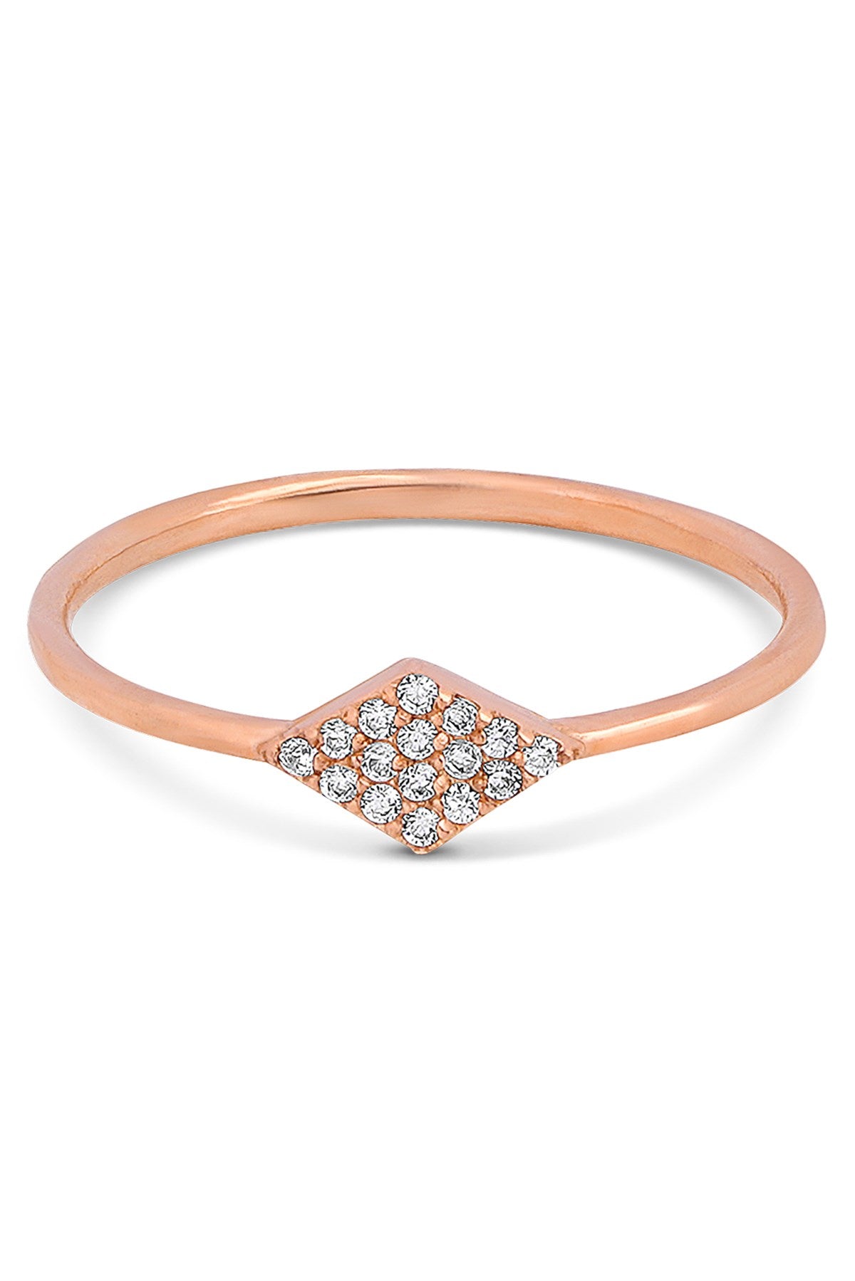 Anillo de piedras preciosas de oro macizo