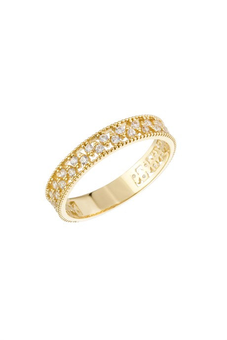 Solid Gold Gemstone Ring | 14K (585) | 2.02 gr