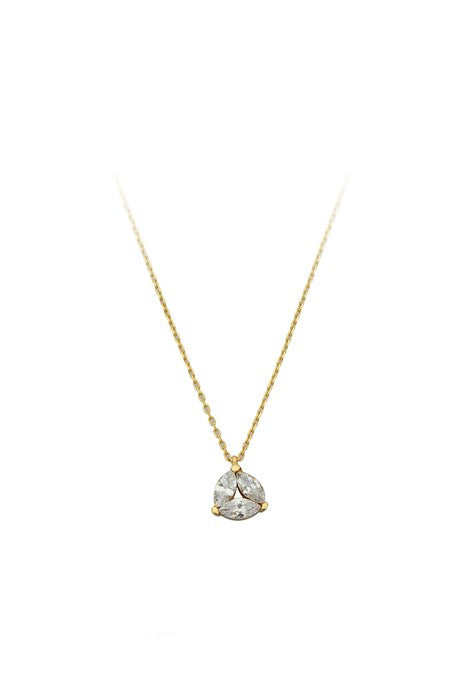 Collier solitaire en or massif | 14K (585) | 1,45 gr