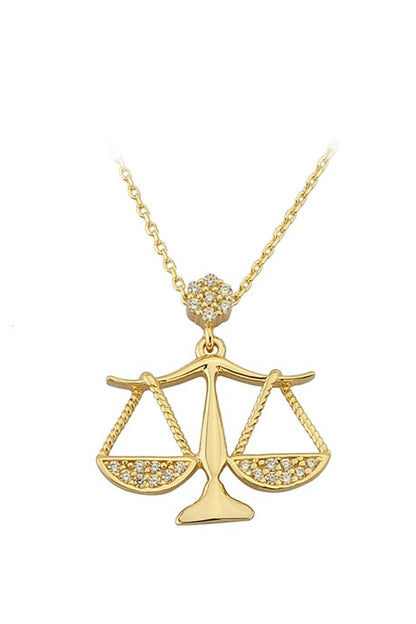 Solid Gold Scale Necklace | 14K (585) | 1.99 gr