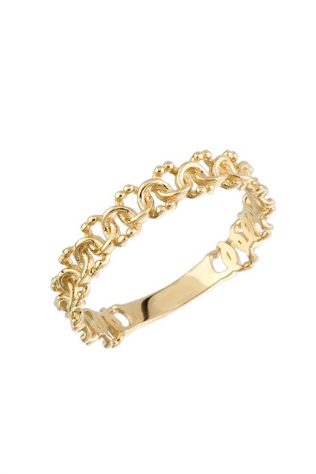 Anillo de tendencia de oro macizo | 14K (585) | 1,39 gramos