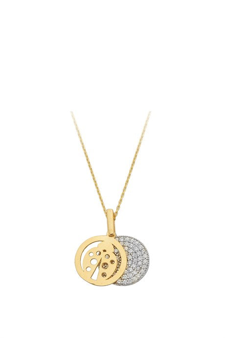 Solid Gold Ladybird Necklace | 14K (585) | 2.65 gr